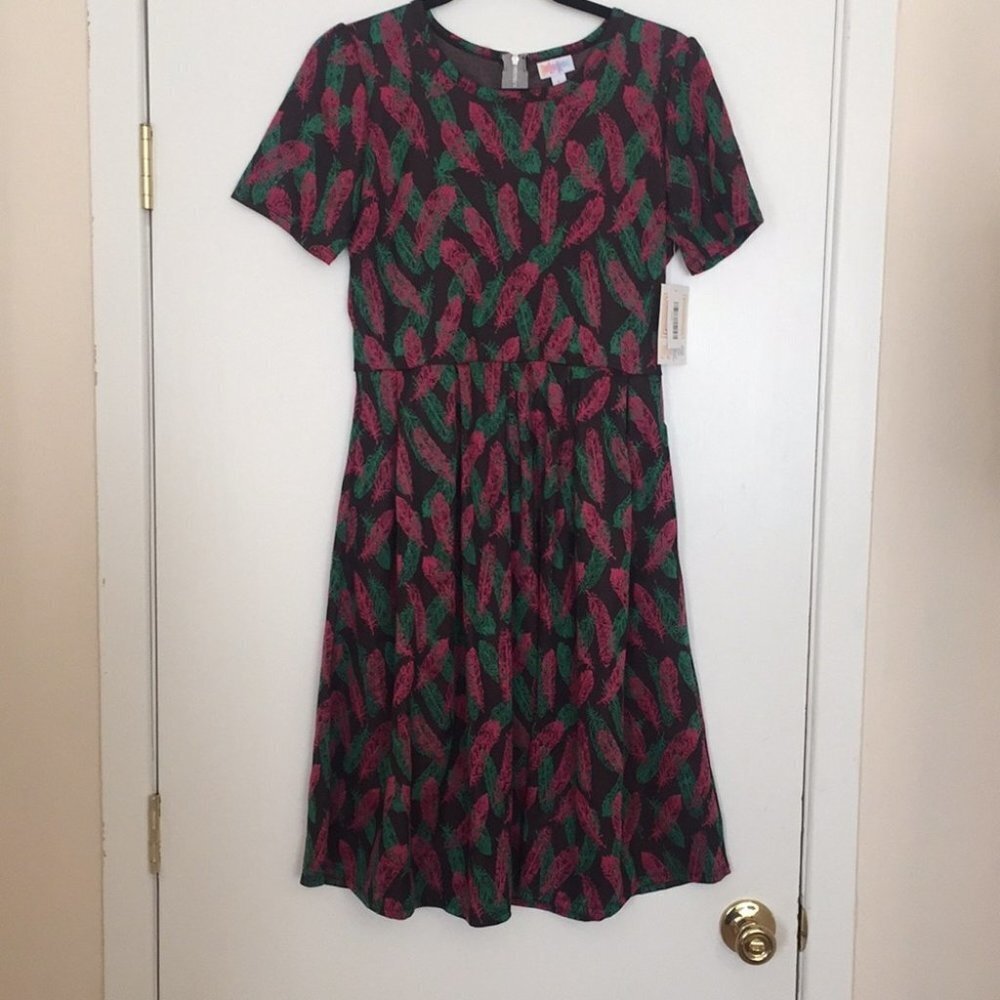 L/XL‎ LuLaRoe Amelia Dress DD21 1472/73